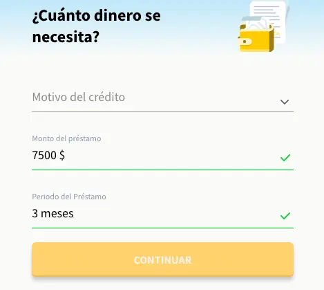 Cómo solicitar un préstamo personal en Solcredito dos